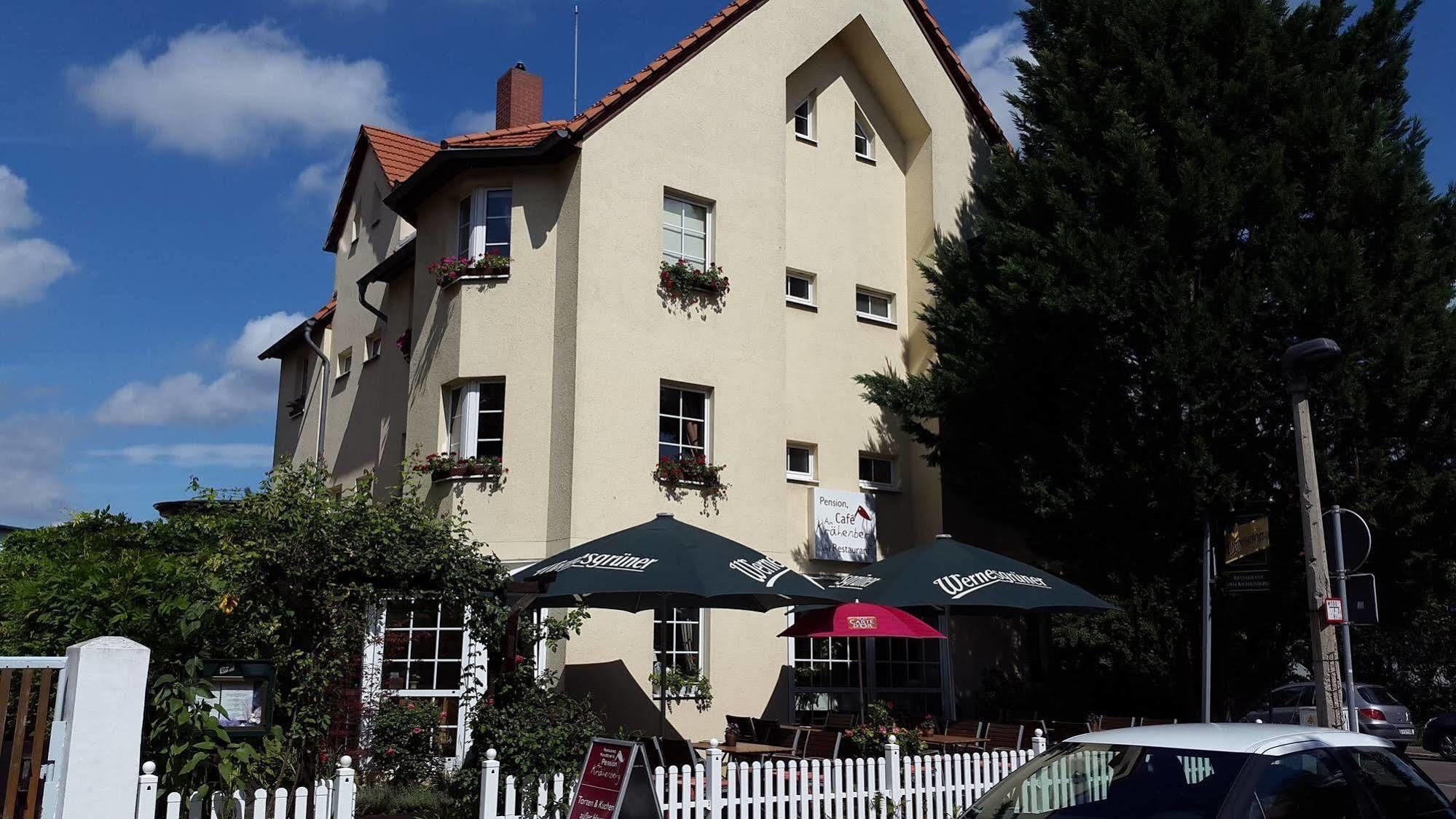 Pension & Cafe Am Kraehenberg Halle  Exteriér fotografie